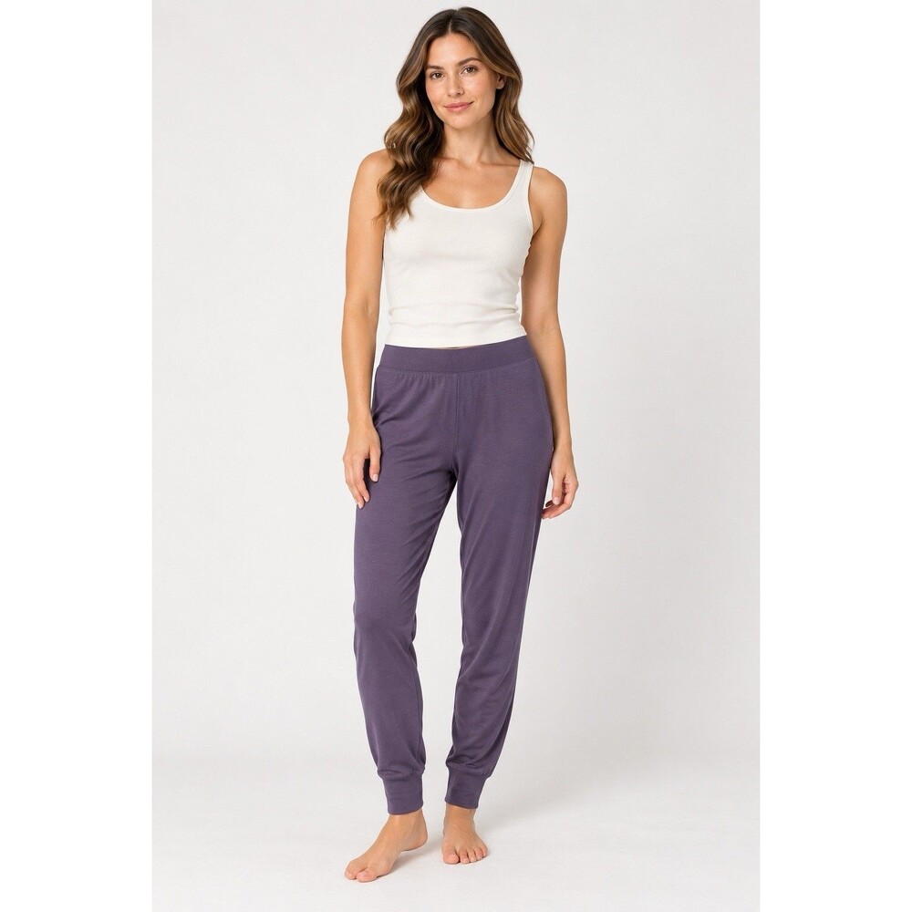 Victoria’s Secret Modal Cuffed Lounge Pajama Pants Purple Women’s Large NWT